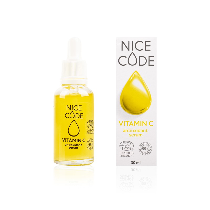 Сыворотка-антиоксидант Nice Code для питания кожи лица «Vitamin C», 30 мл