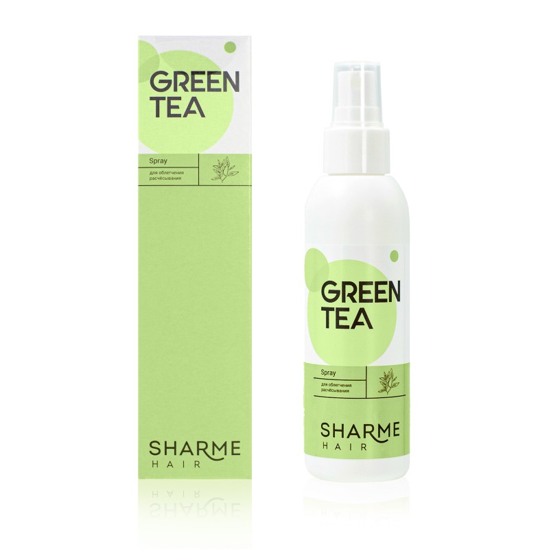Спрей для легкого расчесывания волос Sharme Hair Green Tea, 150 мл