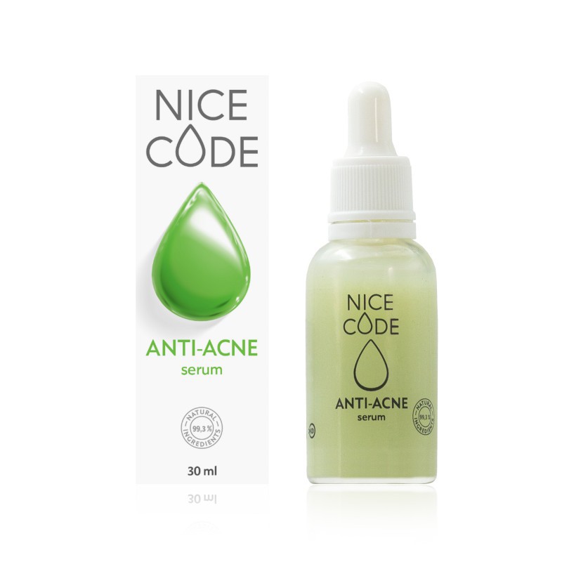 ANTI-ACNE натуральная сыворотка для проблемной кожи лица, 30 мл
