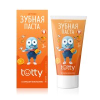 Зубная паста для детей с 3 лет со вкусом апельсина TOTTY, 50 мл