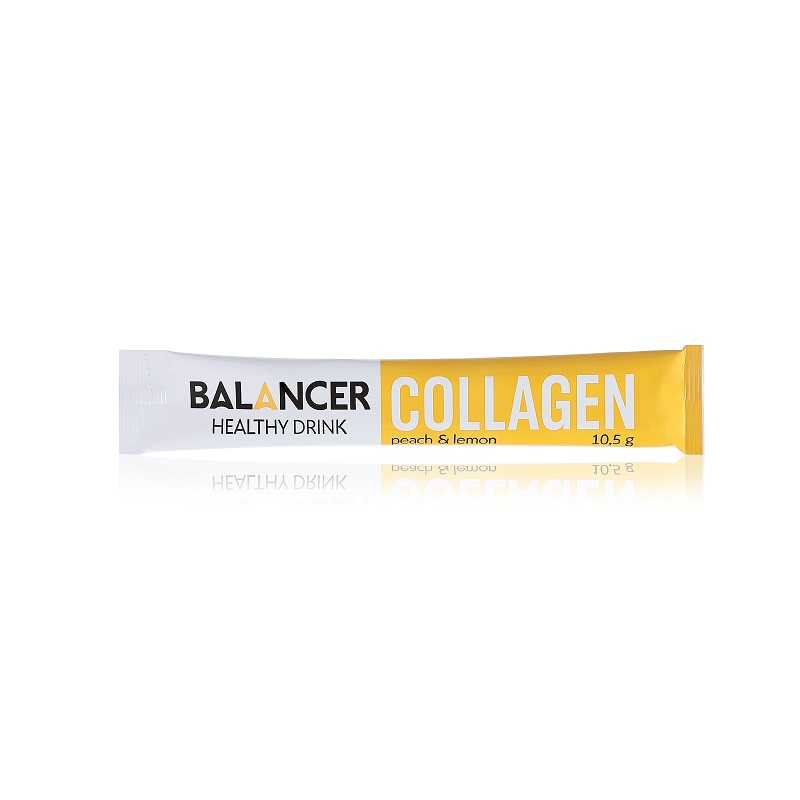 Напиток с коллагеном Balancer Collagen, вкус «Персик - лимон», 10 стиков