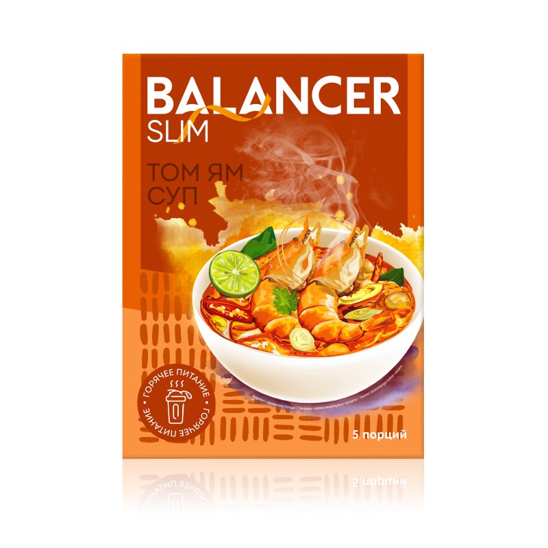 Коктейль со вкусом тайского супа Том Ям BALANCER SLIM, 5 саше