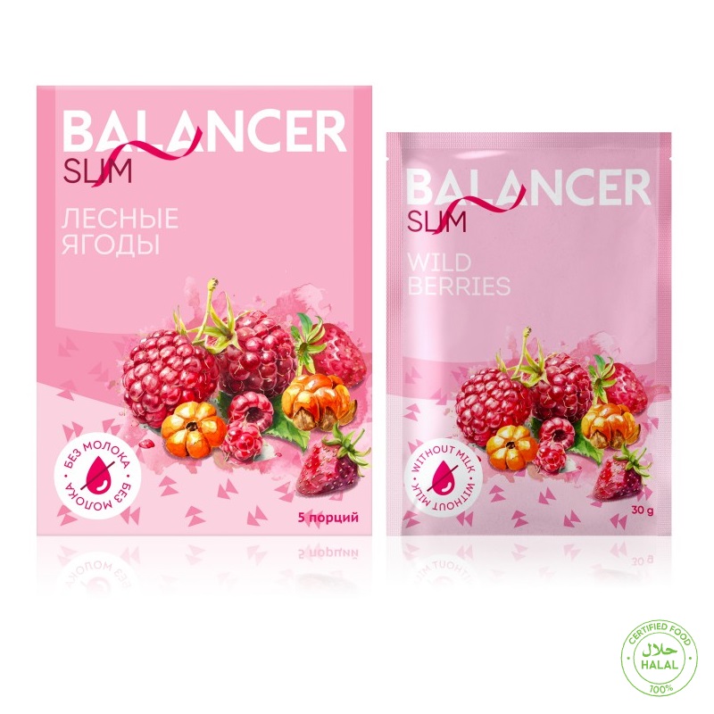 Коктейль со вкусом лесных ягод BALANCER SLIM, 5 саше