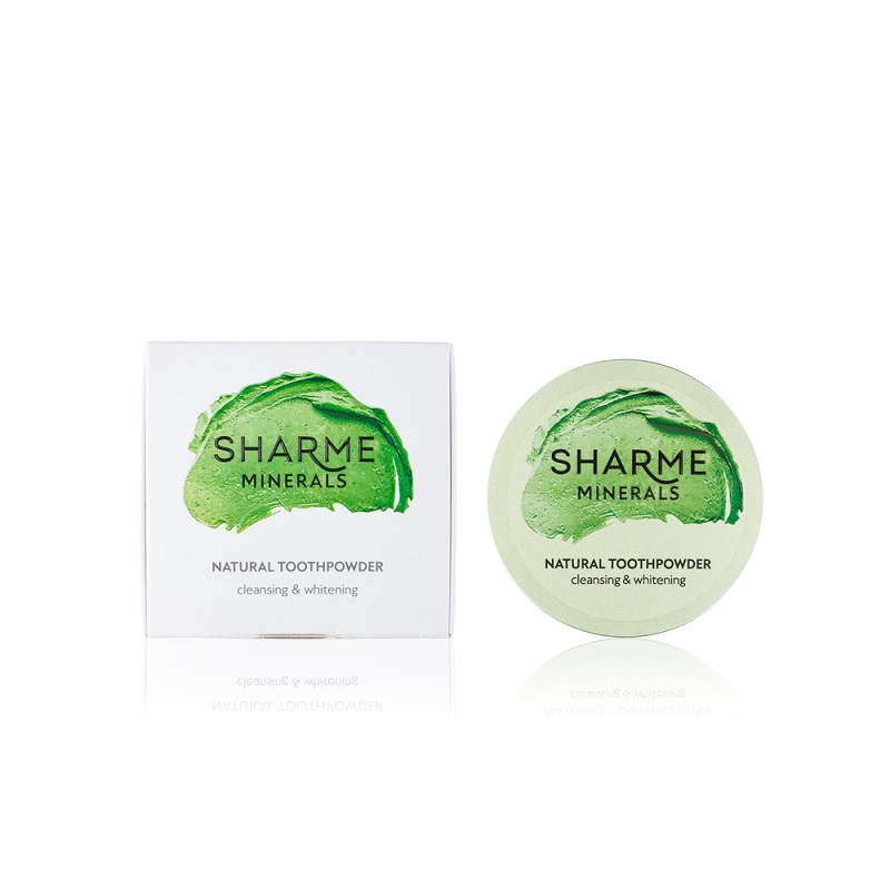 Фитоминеральный зубной порошок - очищение и отбеливание от Sharme Minerals, 46 г