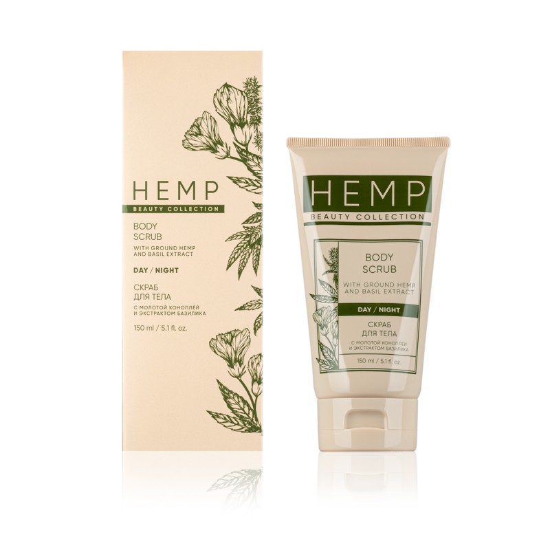 Скраб для тела с эффектом выравнивания кожи HEMP, 150 мл
