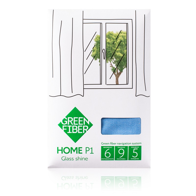 Голубой файбер для стекол Green Fiber