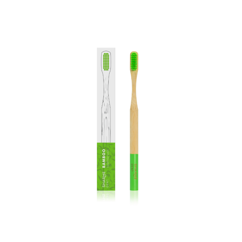 Зубная щетка классическая средней жесткости от SHARME DENT GREEN