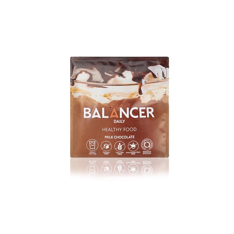 Коктейль со вкусом молочного шоколада BALANCER DAILY, 10 шт.