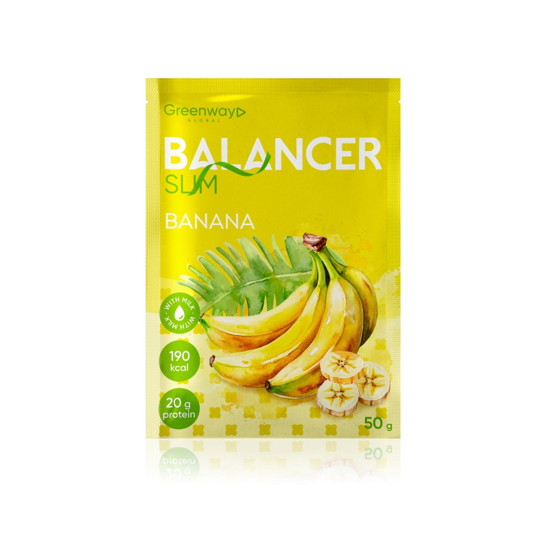 Коктейль со вкусом банана BALANCER SLIM, 5 саше