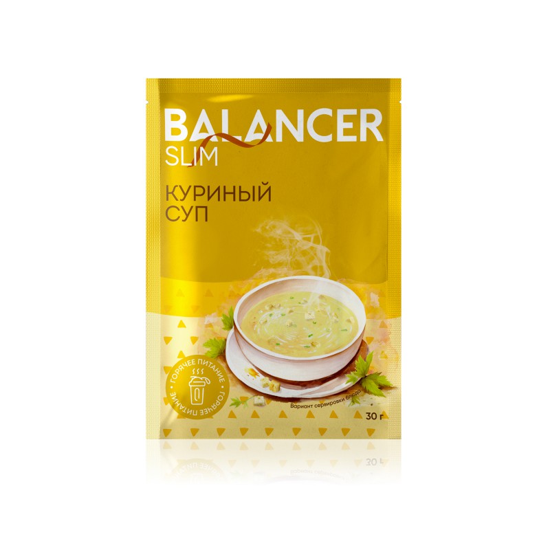 Коктейль со вкусом куриного супа BALANCER SLIM, 5 саше