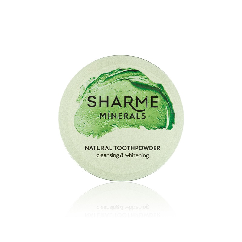 Фитоминеральный зубной порошок - очищение и отбеливание от Sharme Minerals, 46 г