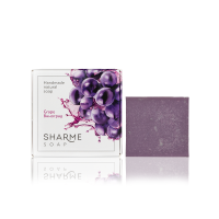 Мыло ручной работы SHARME SOAP, натуральное, виноград, 80 г.