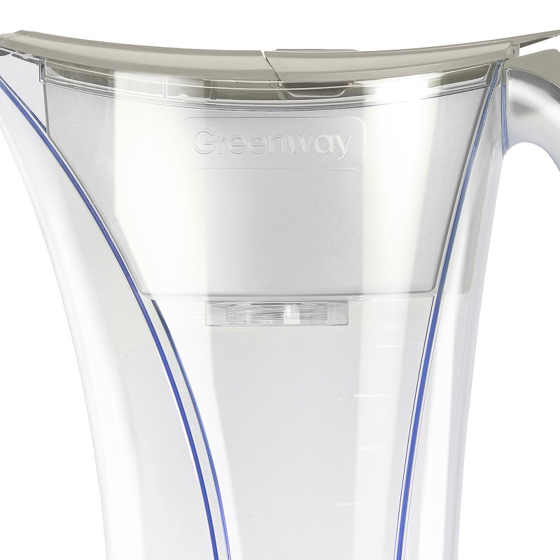 Фильтр для очищения воды Welllab Aqua PITCHER, серый