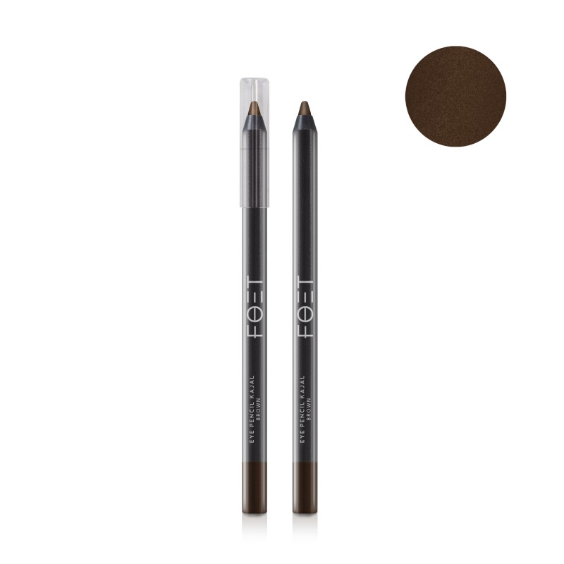 Водостойкий карандаш-кайал для век Foet Eye Pencil Kajal «Коричневый», 1,2 г