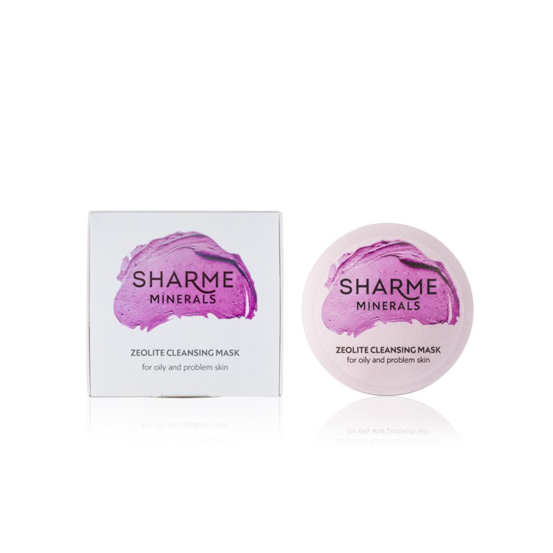 Маска очищающая с цеолитом для жирной и проблемной кожи Sharme Minerals, 56 г