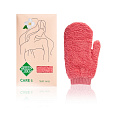 Мягкая мочалка Green Fiber, коралловая