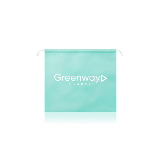 Сумка пляжная от Greenway Global экологичная, цвет мятный