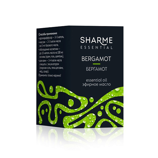 Sharme Essential Эфирное масло «Бергамот», 5 мл