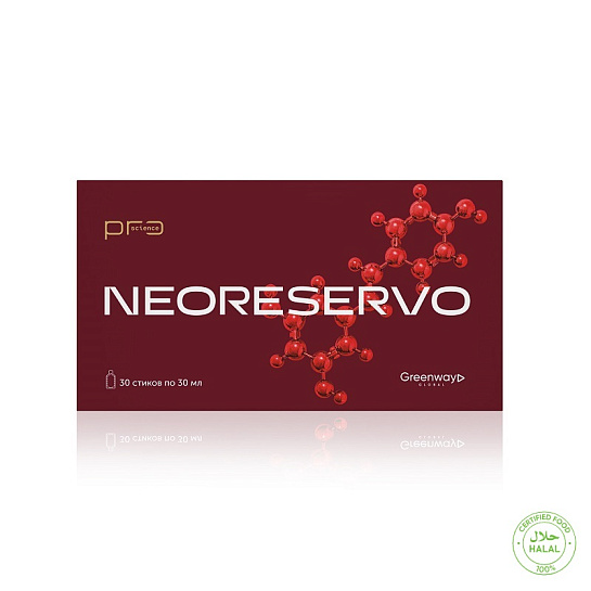 Питьевой гель NEORESERVO с ресвератролом, 30 стиков