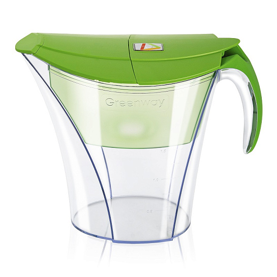 Фильтр для очищения воды Welllab Aqua PITCHER, зеленый