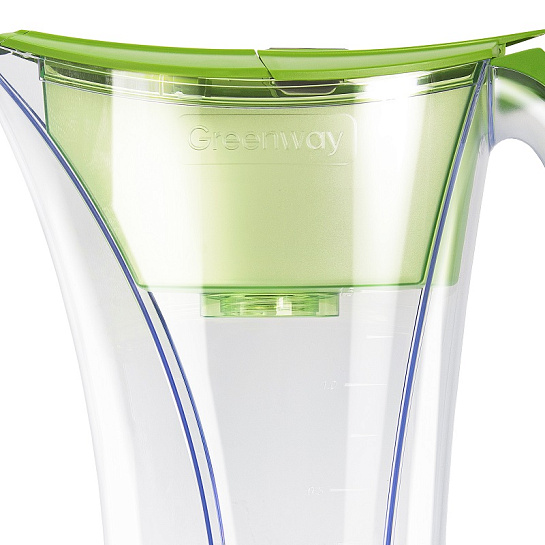 Фильтр для очищения воды Welllab Aqua PITCHER, зеленый