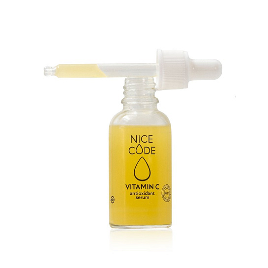 Сыворотка для лица VITAMIN C NICE CODE антиоксидантная, 30 мл