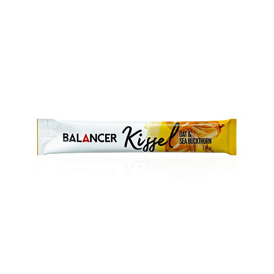Кисель альгинатный со вкусом «Овсяно-облепиховый» BALANCER Kissel, 10 стиков