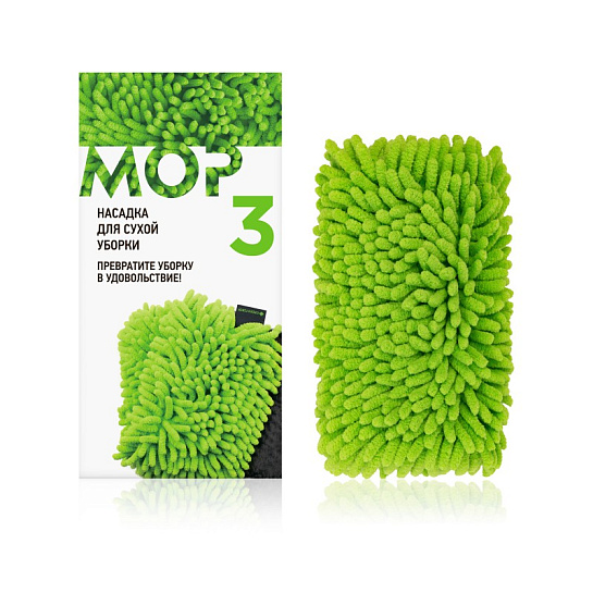 Сменная насадка №3 для сухой уборки к швабре Green Fiber MOP