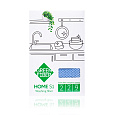 Голубой файбер для посуды Green Fiber HOME S1