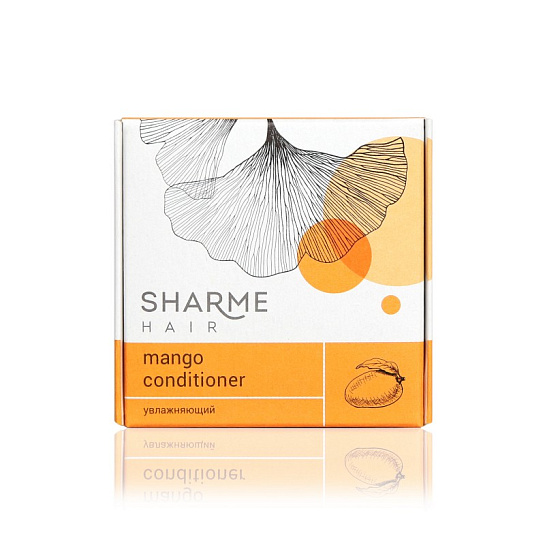 Увлажняющий твердый кондиционер с маслом манго Sharme Hair Mango, 45 г