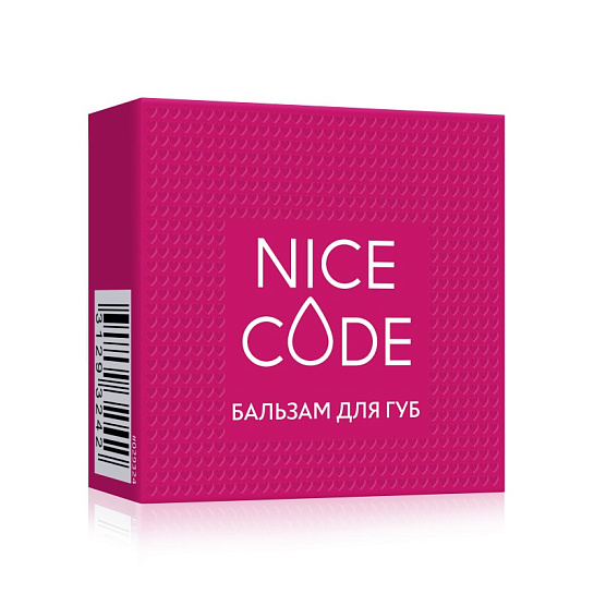 Nice Code Бальзам для губ с пантенолом и маслом ши