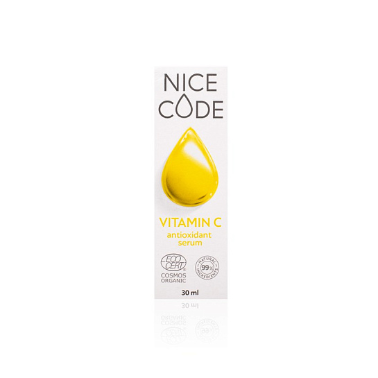 Сыворотка-антиоксидант Nice Code для питания кожи лица «Vitamin C», 30 мл
