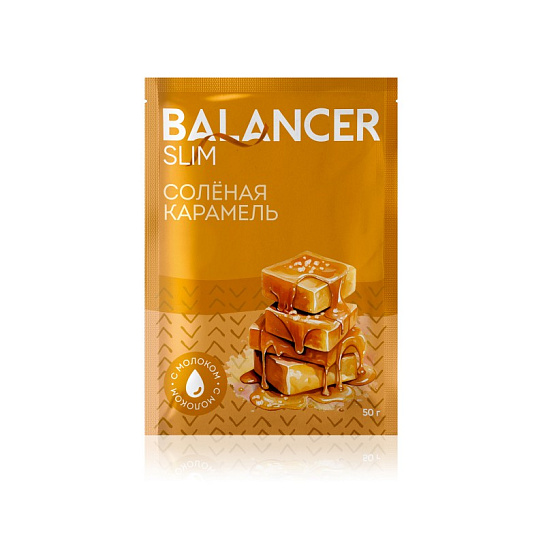 Коктейль со вкусом соленой карамели BALANCER SLIM, 5 саше