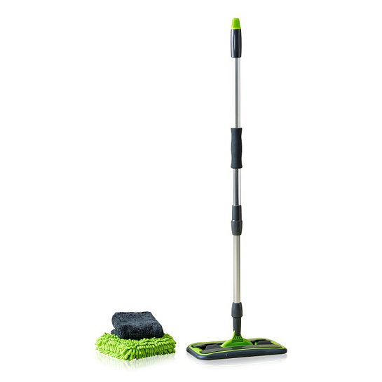 Швабра Green Fiber MOP — универсальная, две насадки