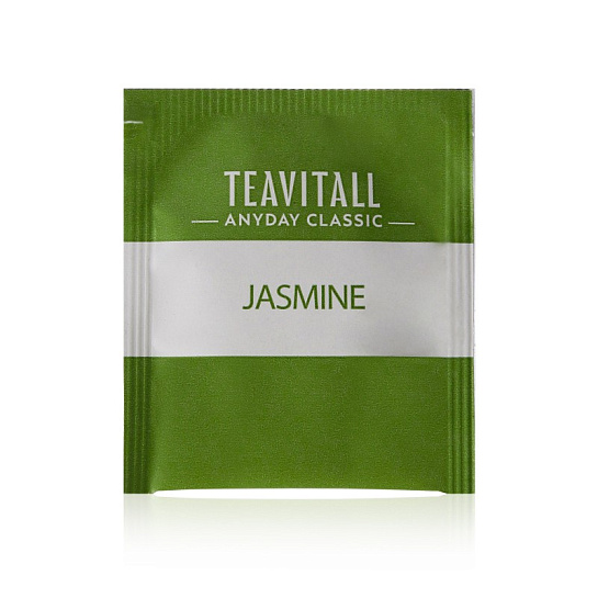 Зеленый чай классический с жасмином TEAVITALL «Жасмин», 38 фильтр-пакетов