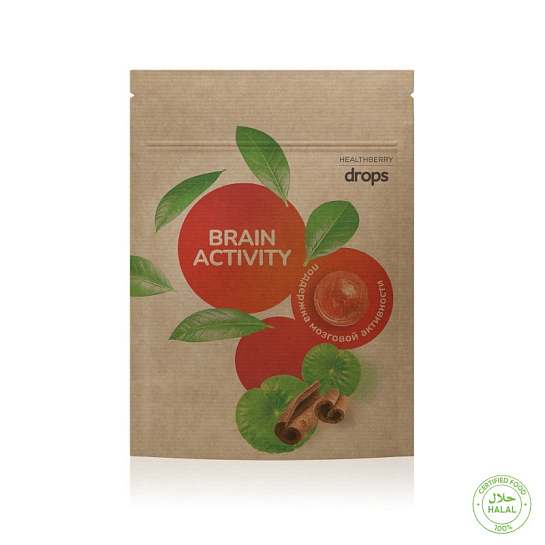 Леденцы с витамином C для поддержания активности мозга Healthberry, 12 шт.
