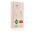 Мочалка-скраб для тела Green Fiber CARE 5, коралловая