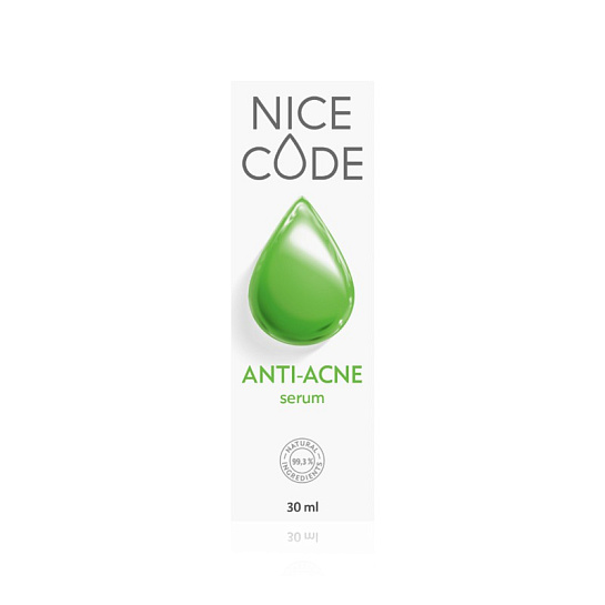 ANTI-ACNE натуральная сыворотка для проблемной кожи лица, 30 мл