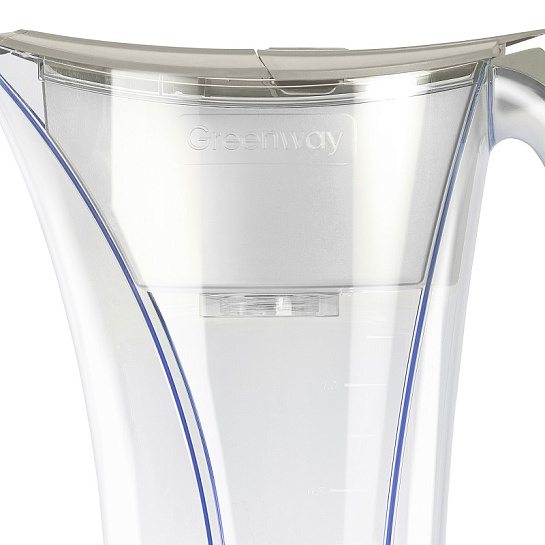 Фильтр для очищения воды Welllab Aqua PITCHER, серый