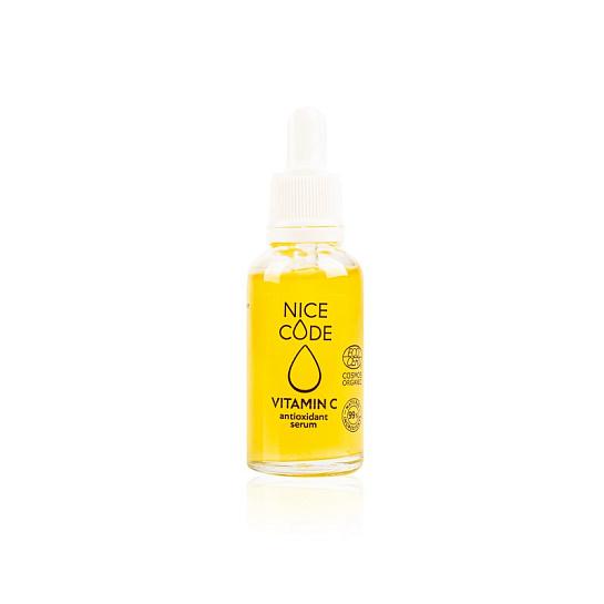 Сыворотка-антиоксидант Nice Code для питания кожи лица «Vitamin C», 30 мл