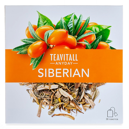 Напиток чайный с медовыми нотками «Siberian», 38 фильтр-пакетов
