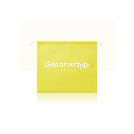 Сумка пляжная от Greenway Global экологичная, цвет лимонный