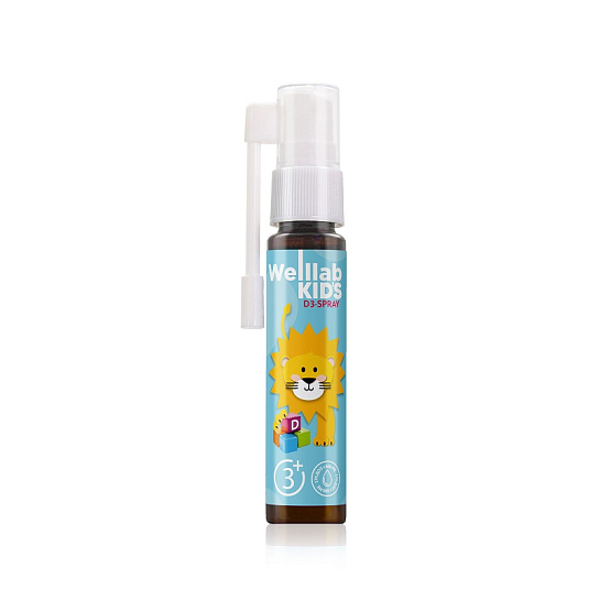 Спрей WELLLAB KIDS — источник витамина  D3, 23,8 мл