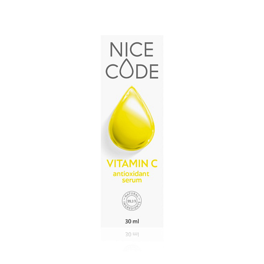 Сыворотка для лица VITAMIN C NICE CODE антиоксидантная, 30 мл
